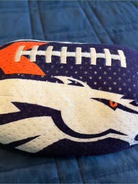Ty Denver Broncos Plush Football Pillow - Orange, Navy, White